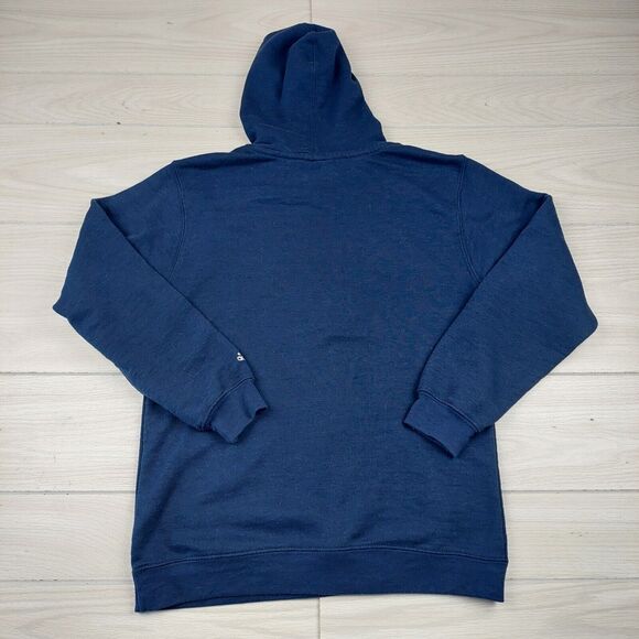 Adidas Georgia Tech Hoodie Blue Youth Large 14/16‎ Sweatshirt Pullover Athletic - Picture 3 of 8